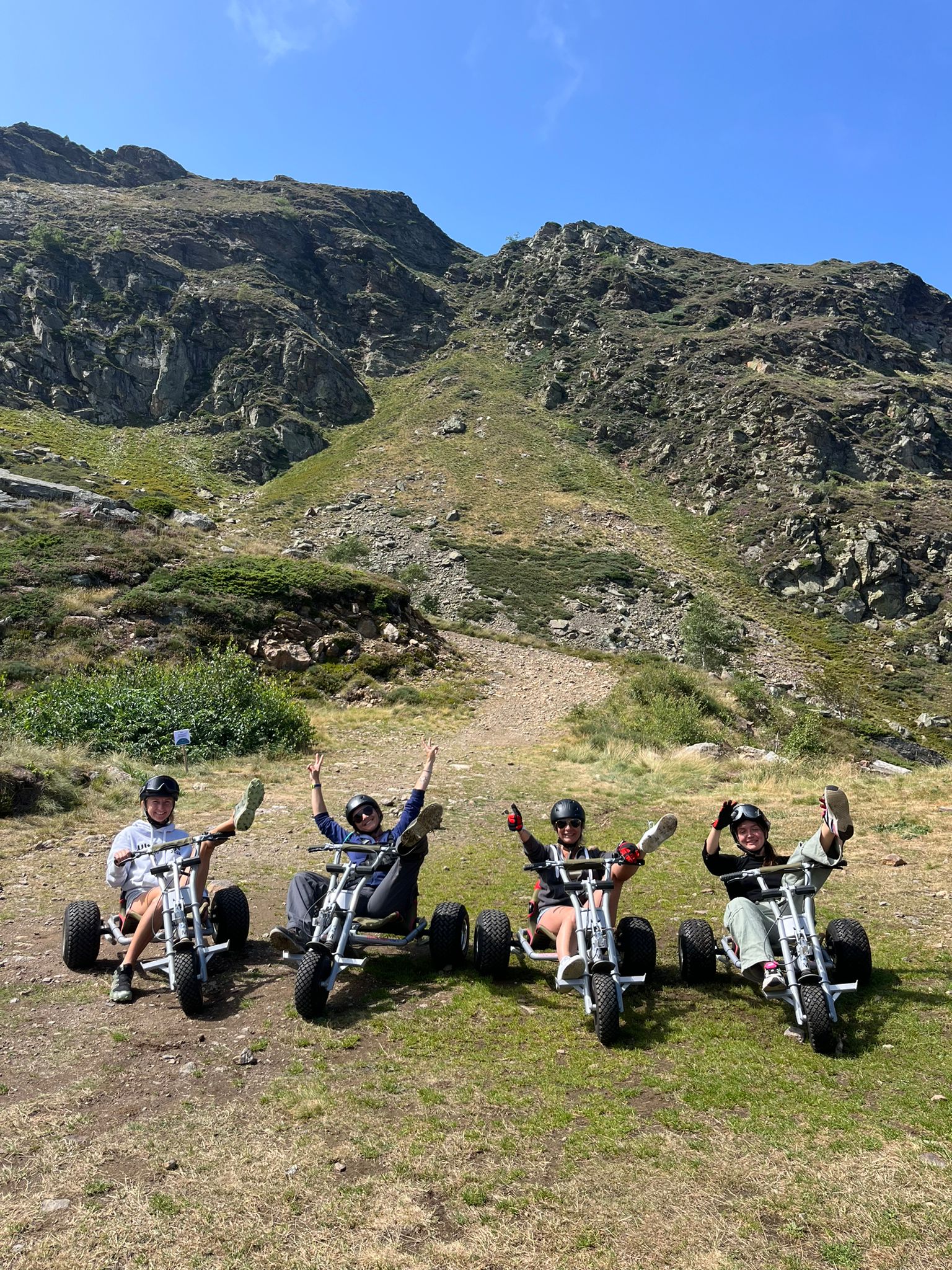 kart aux monts d'olmes entre amis