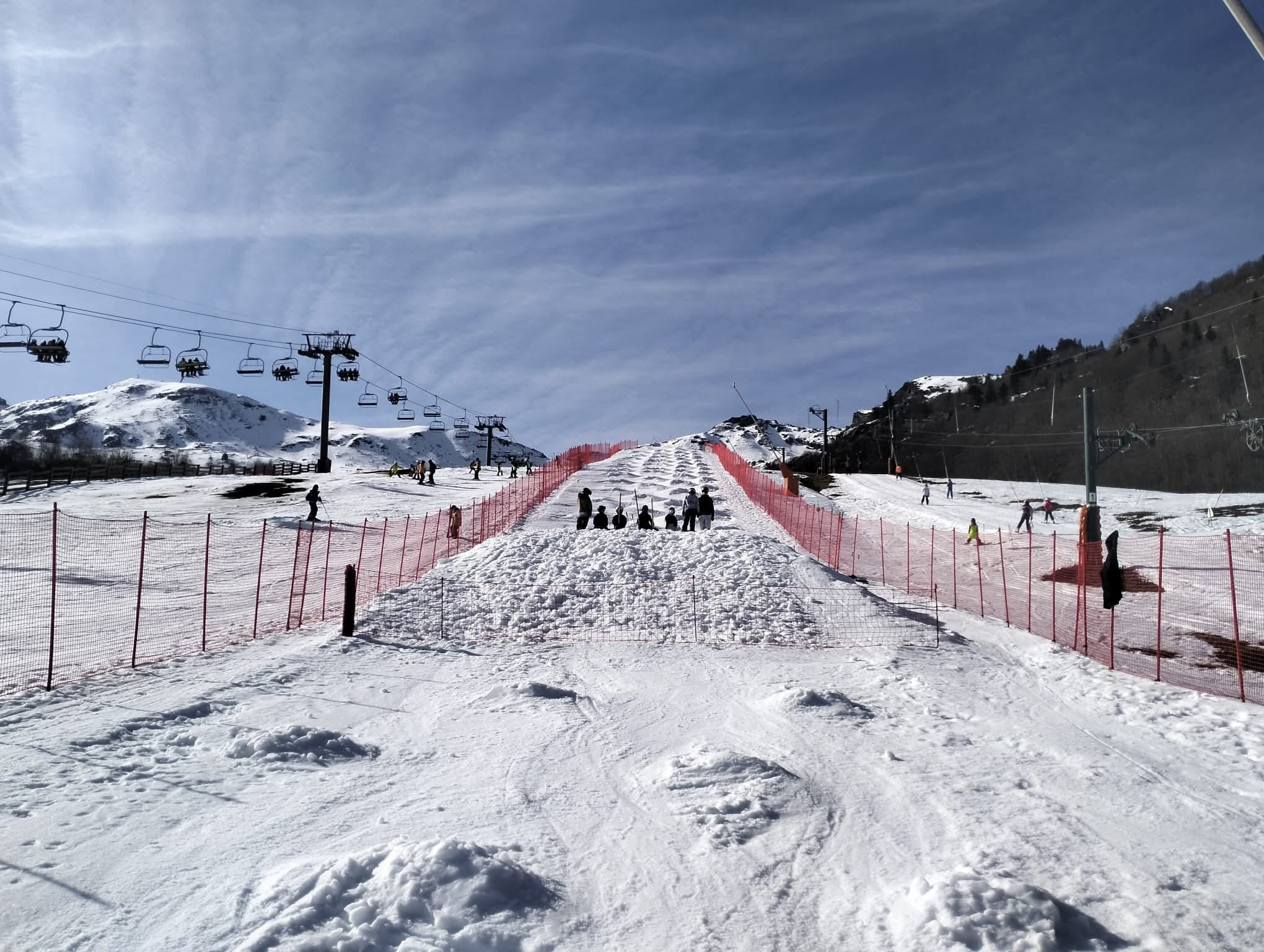 piste de ski de bosses aux Monts d'Olmes