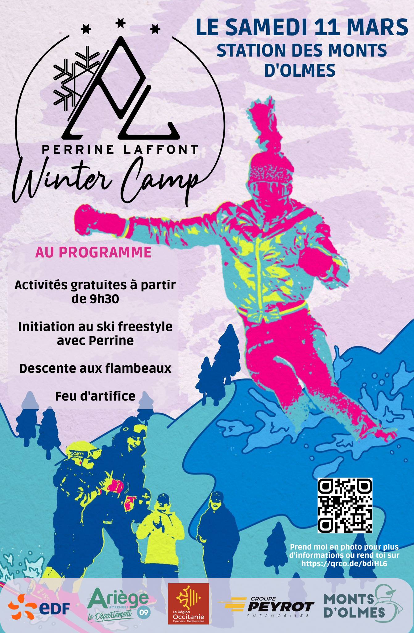 Perrine Laffont Winter Camp - 2° Edition le 11 Mars aux Monts d'Olmes !
