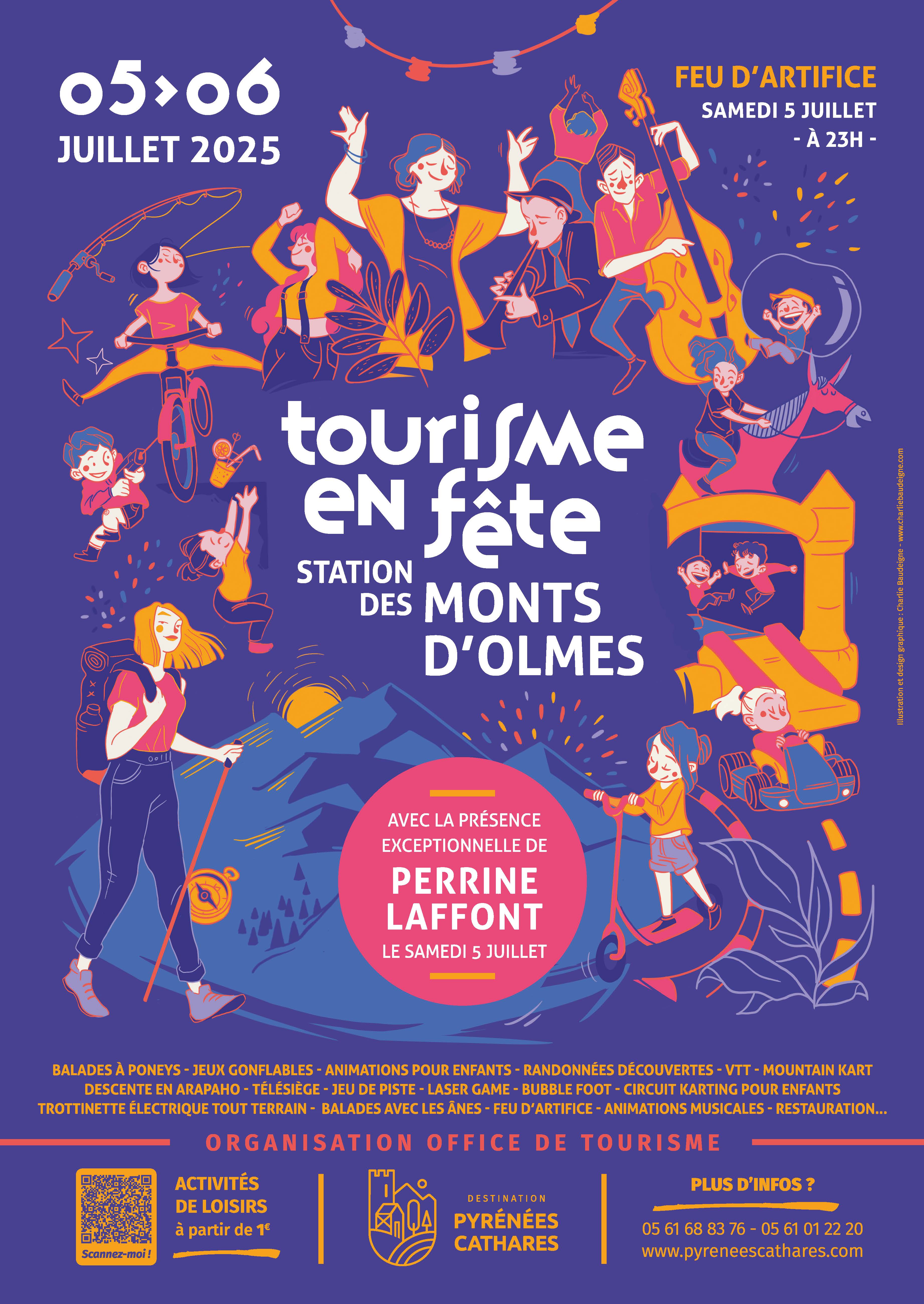 affiche tourisme en fête